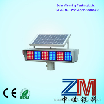 Vintage Design Solar LED Roadway Safety Flashing Light / Traffic Light / Solar Warning Light